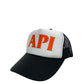 Black/White API Trucker Hat