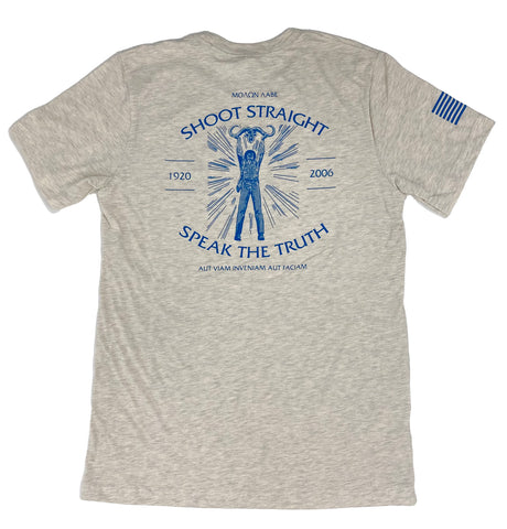 Shoot Straight/Speak the Truth T-Shirt Gray (Limited Edition)