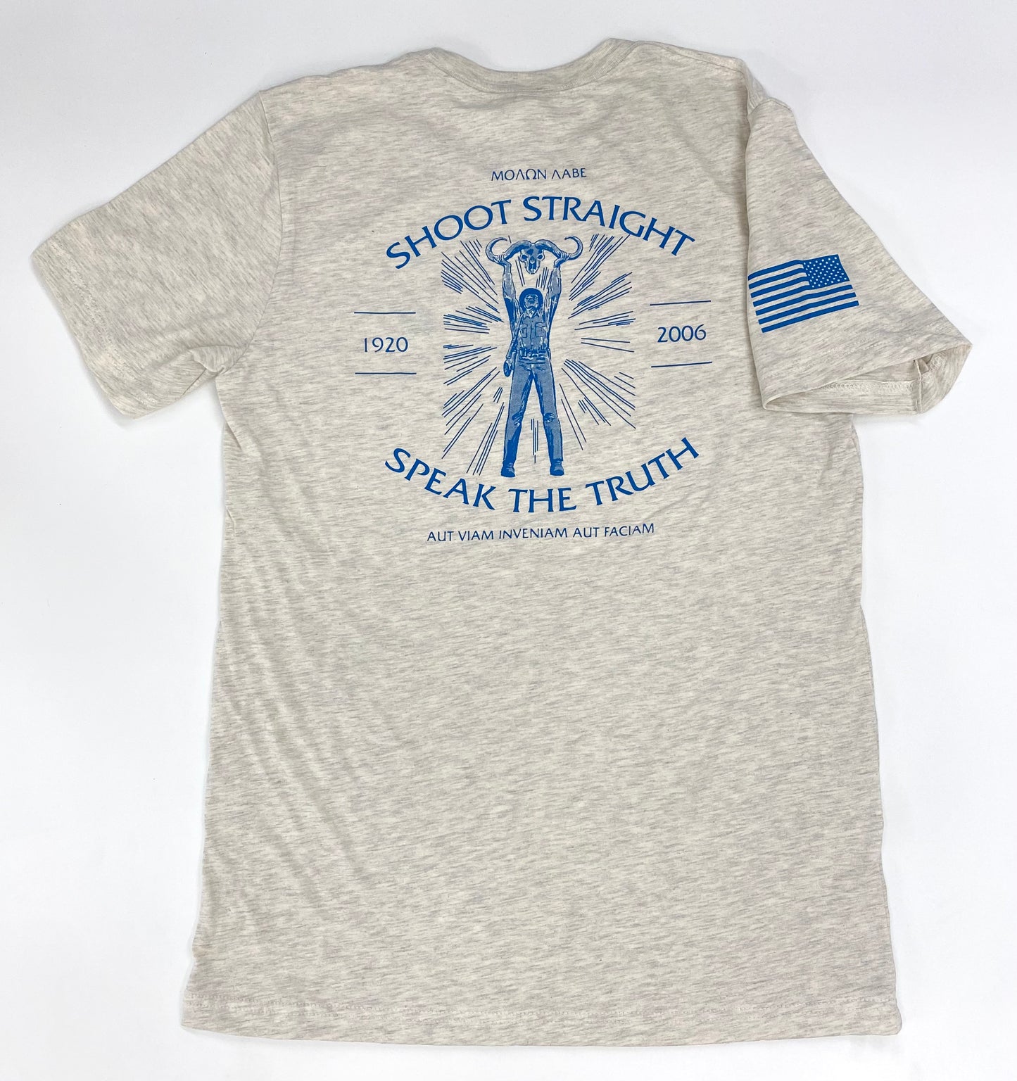 Shoot Straight/Speak the Truth T-Shirt Gray (Limited Edition)